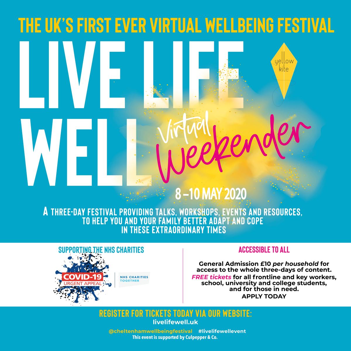 Save the date for virtual wellbeing festival